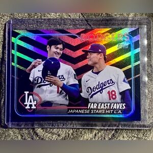 2024 Ohtani / Yamamoto RC Black & Orange Foil SP